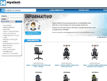 Tablet Screenshot of myatech.com.br